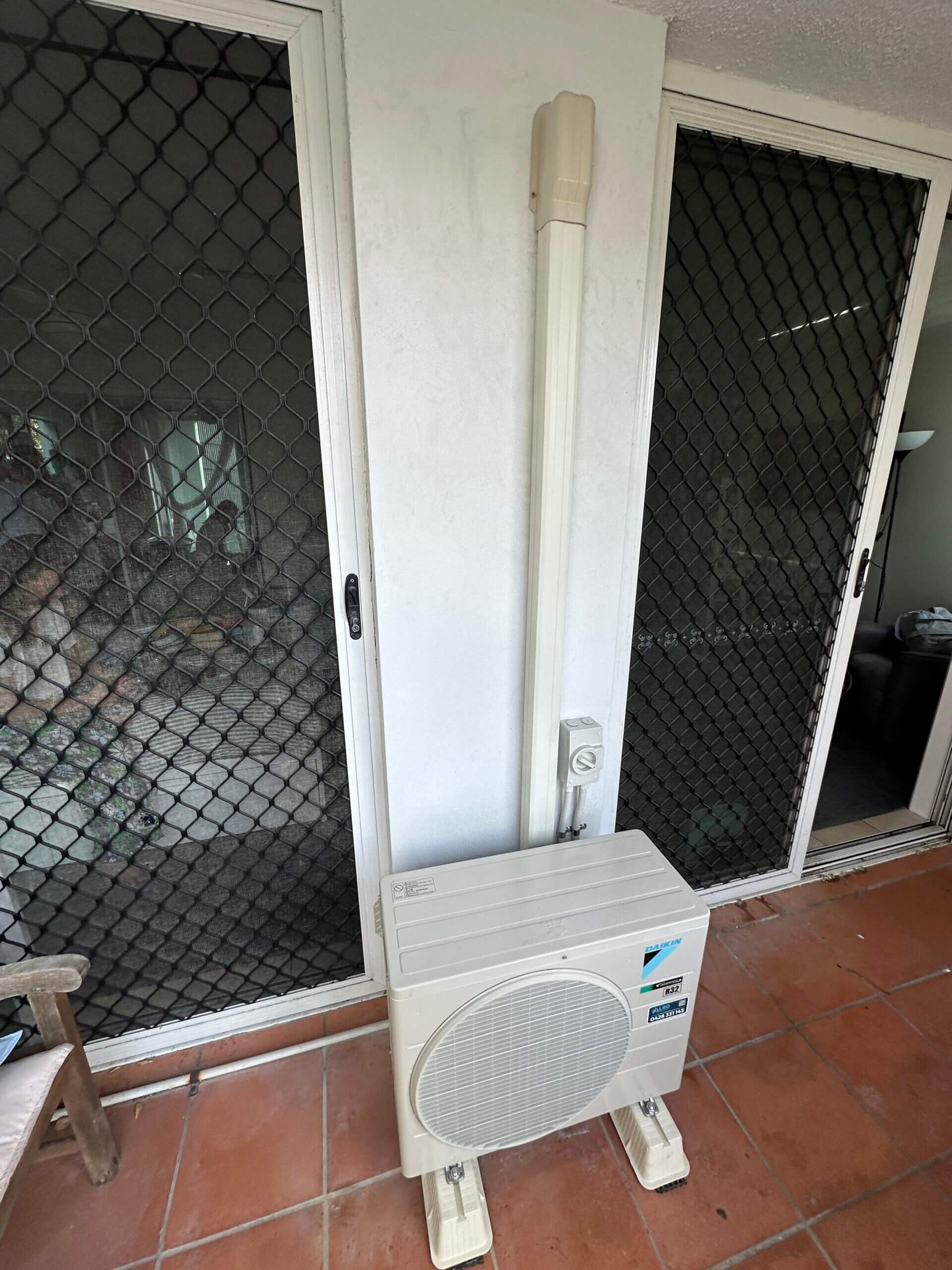 Daikin wall split system installed