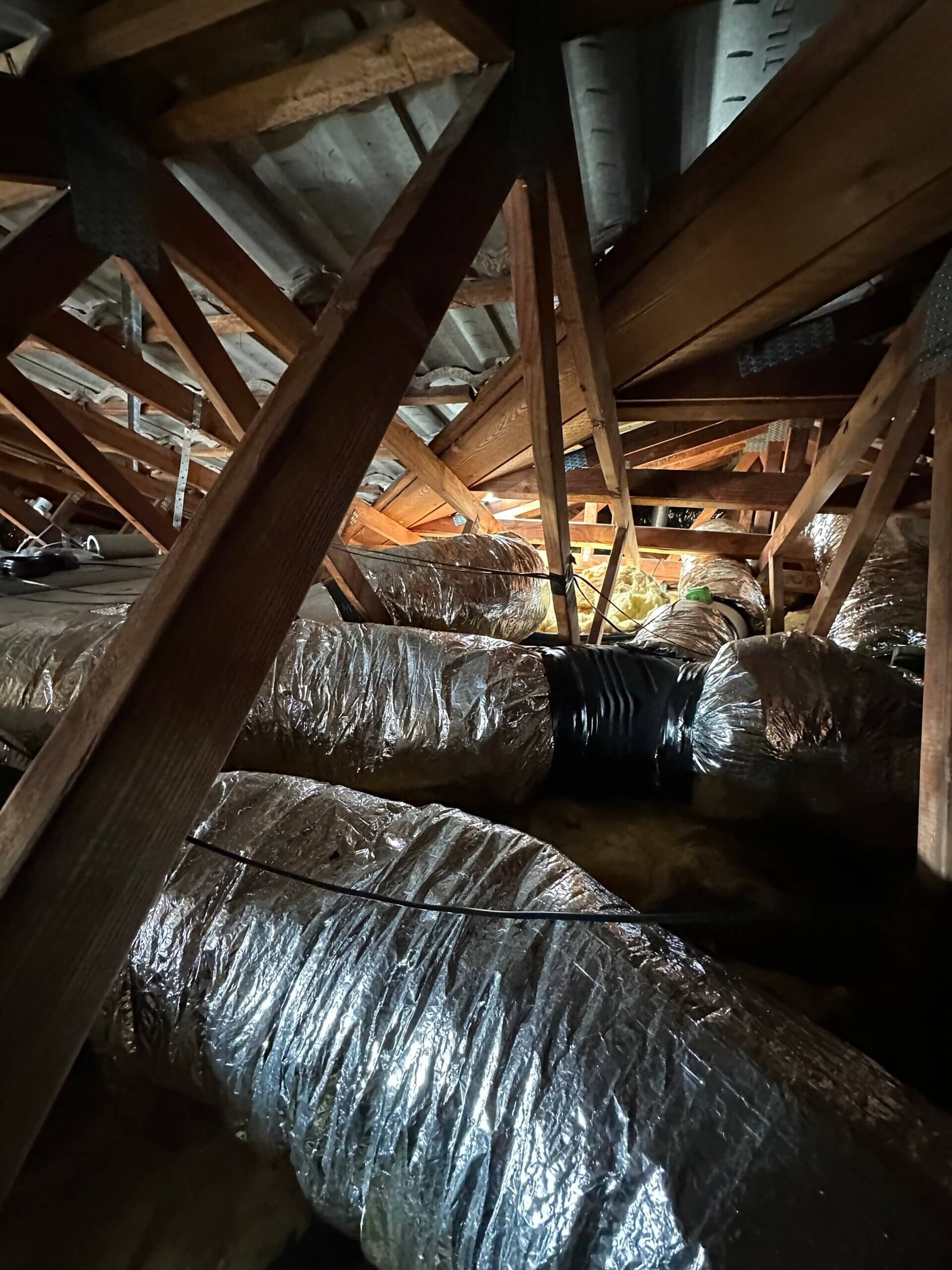 Ducted air conditioning install, Arundel